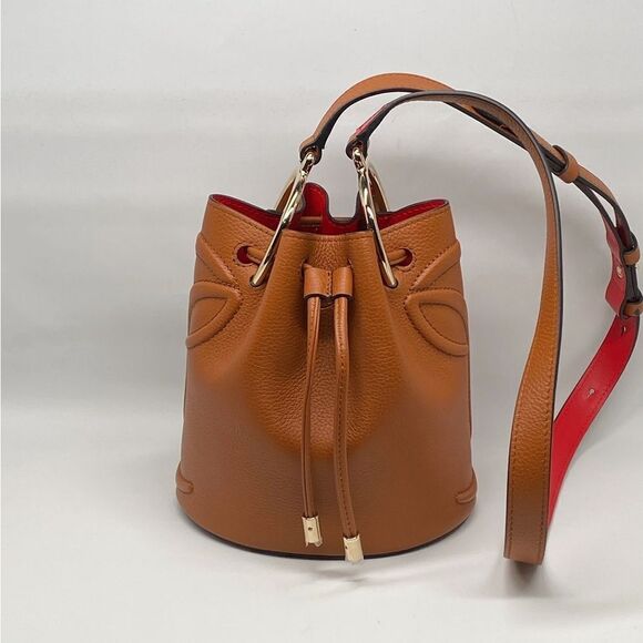 Christian Louboutin By My Side embellished textured-leather bucket bag - Picture 6 of 14